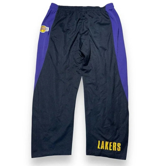 Rare! 90s VTG LA Lakers Nike Team On Court Sweatpants Relaxed Baggy Men Size L - Picture 3 of 10
